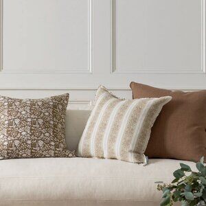 McGee Nettles Block Print Pillow Cover